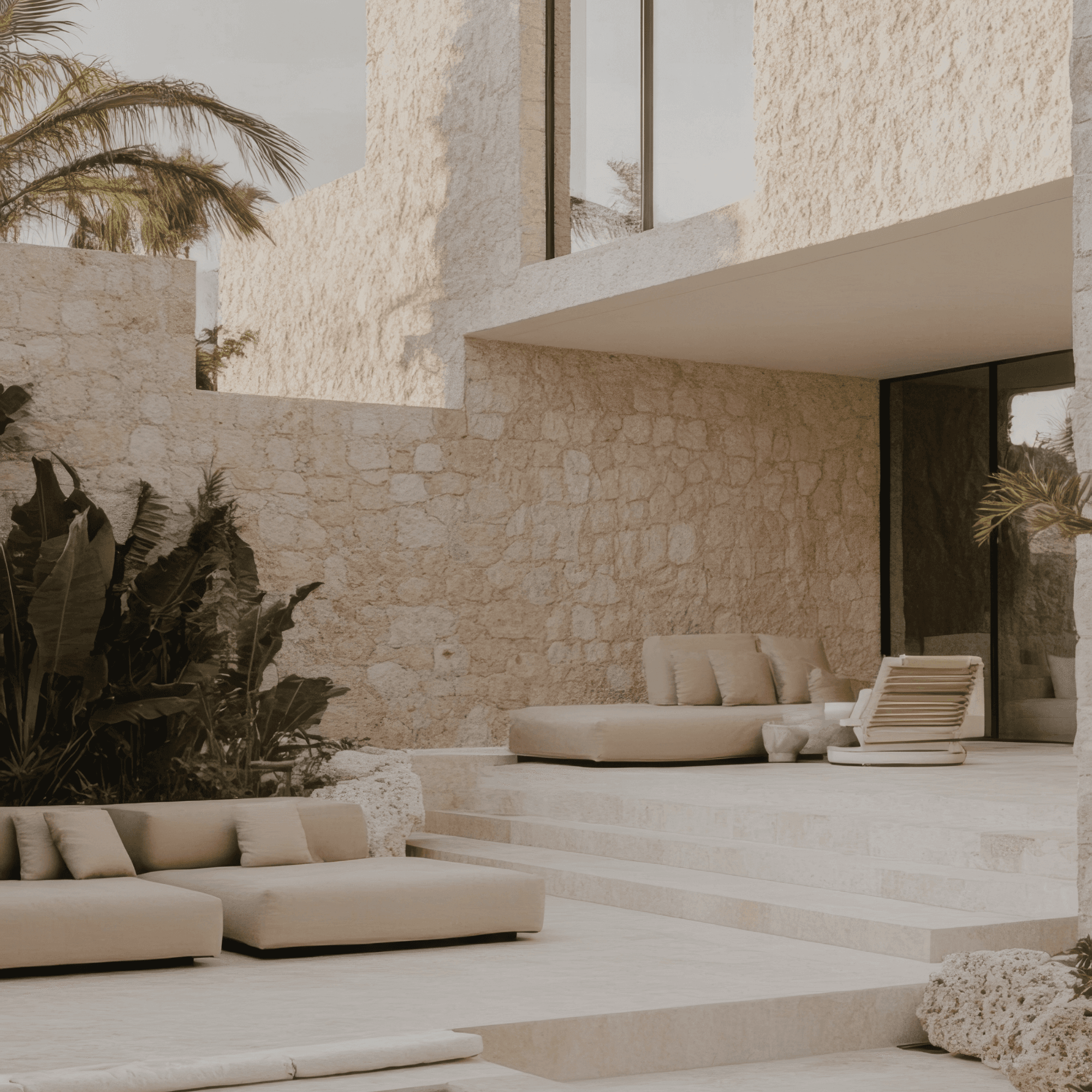 Architecture premium d'une villa à Marrakech